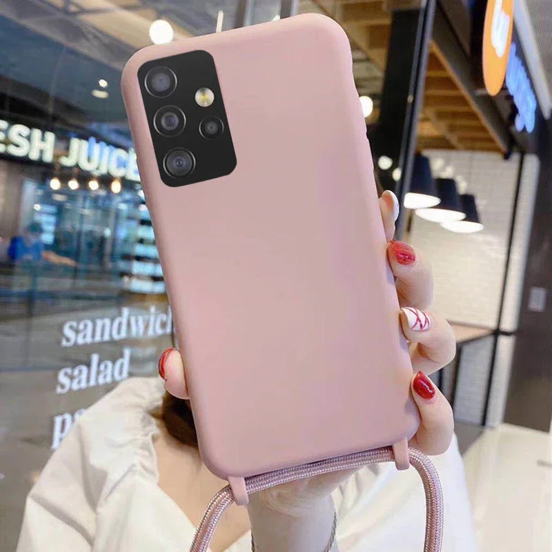 Etui z paskiem na ramię do Samsung Galaxy A55 A35 A25 A15 A05 A05S A54 A14 A34 A24 A13 A23 A33 A52 A53 A73 A12 A32 A72 A22 Cover