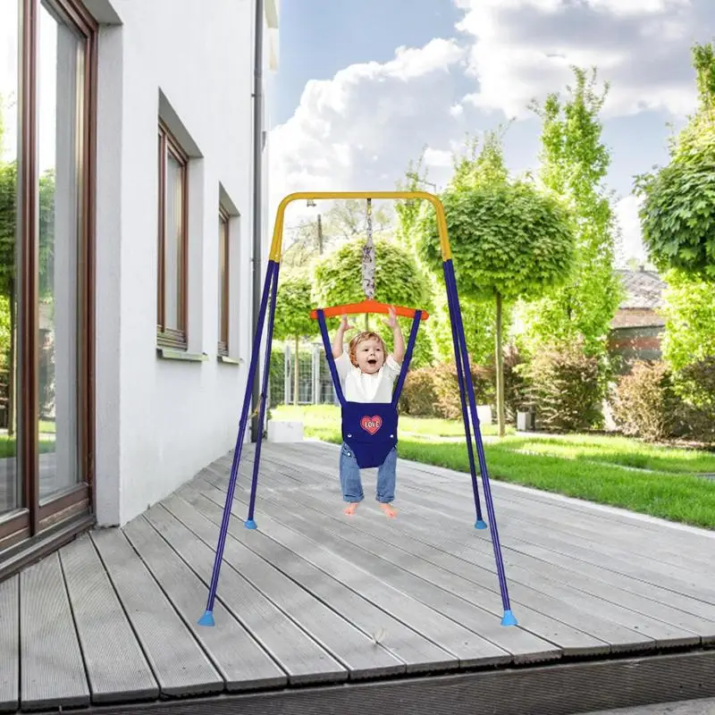 Hamaca de columpio ajustable para bebé, asiento de columpio para niños, balancín, cama colgante, asiento de entretenimiento para bebés, suministros