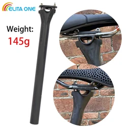 ELITAONE MTB Carbon Seat Post 27.2 30.9 31.6mm 145g Road Bike Seatpost Carbon Fiber UD Bare Carbon