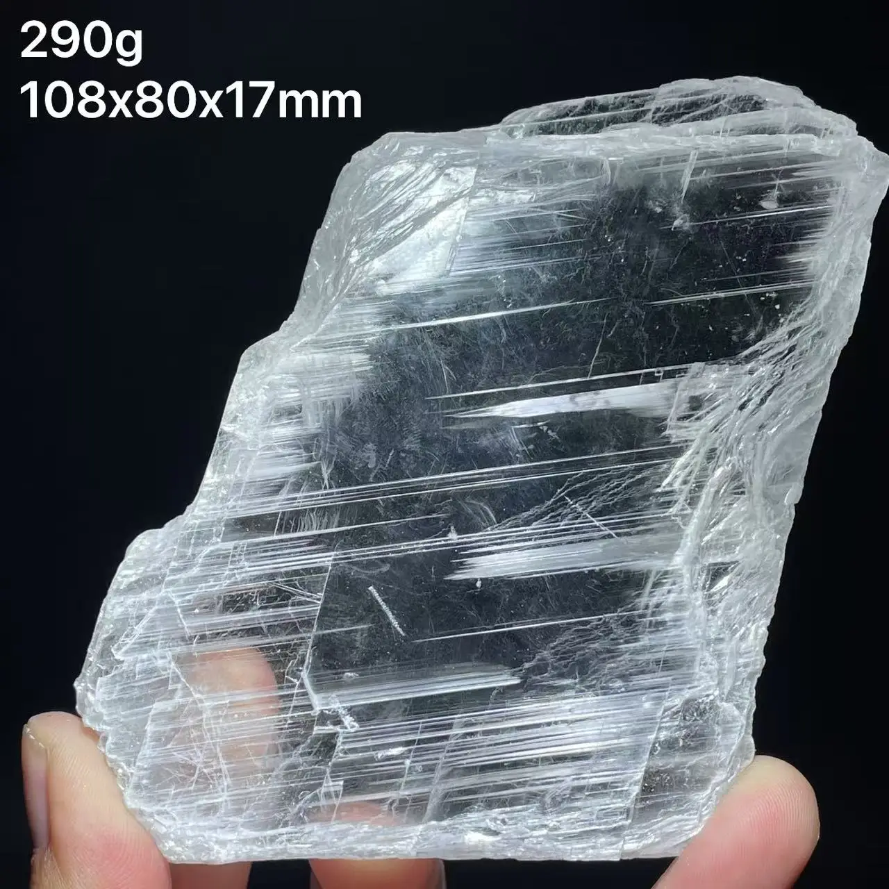 新しい100％天然セレナイト黄色蛍光鉱物標本、原石、ザンビア産の家の
