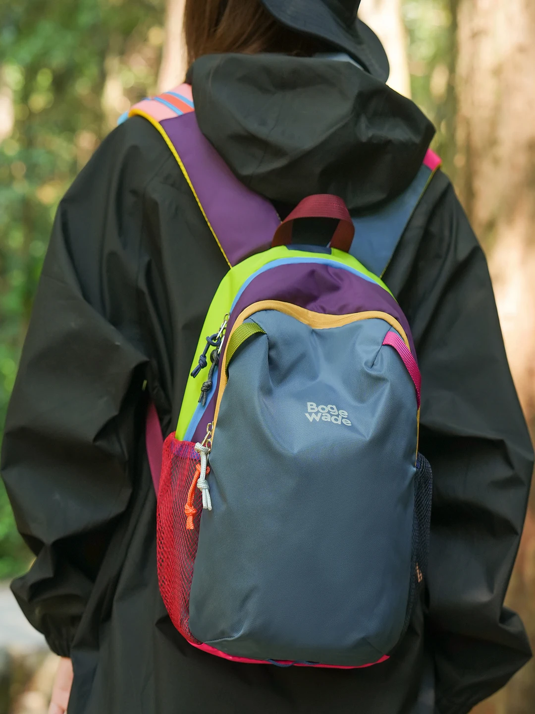 

Женская уличная дорожная камера ярких цветов, прочная студенческая сумка для книг, мягкая ручка, застежка-молния, средняя вода...