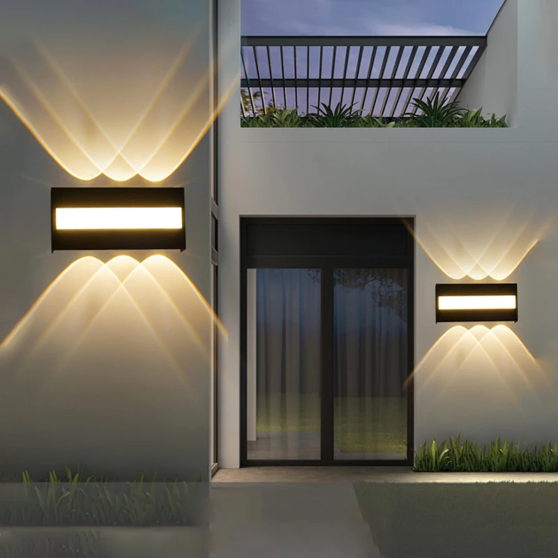 Outdoor Waterproof Wall Lamps Modern Home Lighting Decoration Background Wall Lamp External Wall Waterproof Wall Lights Fixture