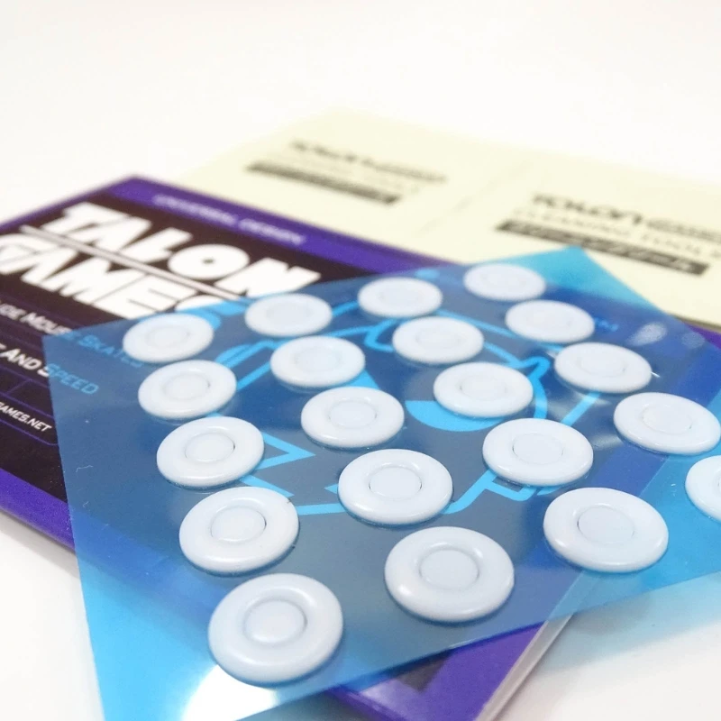 TALONGAMES DIY Universal Round Dots Mouse Feet Mouse Skates Rounded Curved for Gaming Mouse Stickers 10mm 20PCS