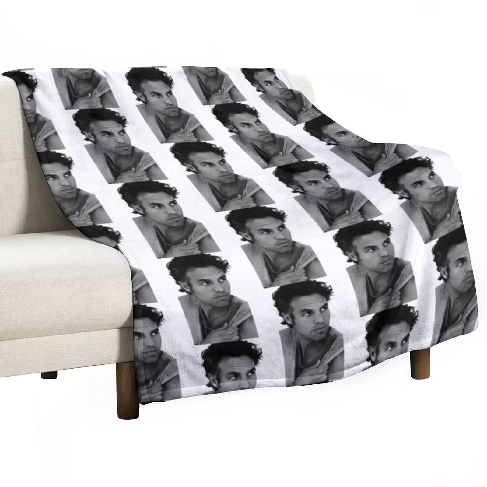 

Mark Ruffalo 1 Throw Blanket Thin Soft Blanket for Summer Night Sleeping