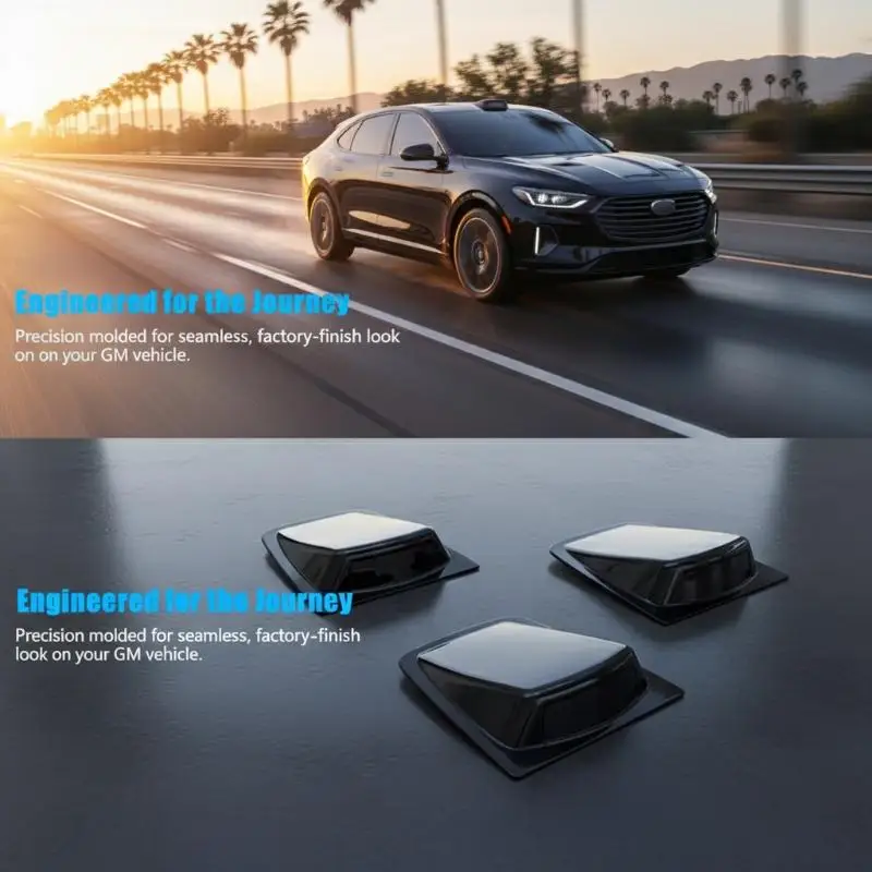 Universal Car Roof Decorative Simulation Air  Cover Waterproof Fadeless ABS Auto Exterior Part for Car Personalized Styling