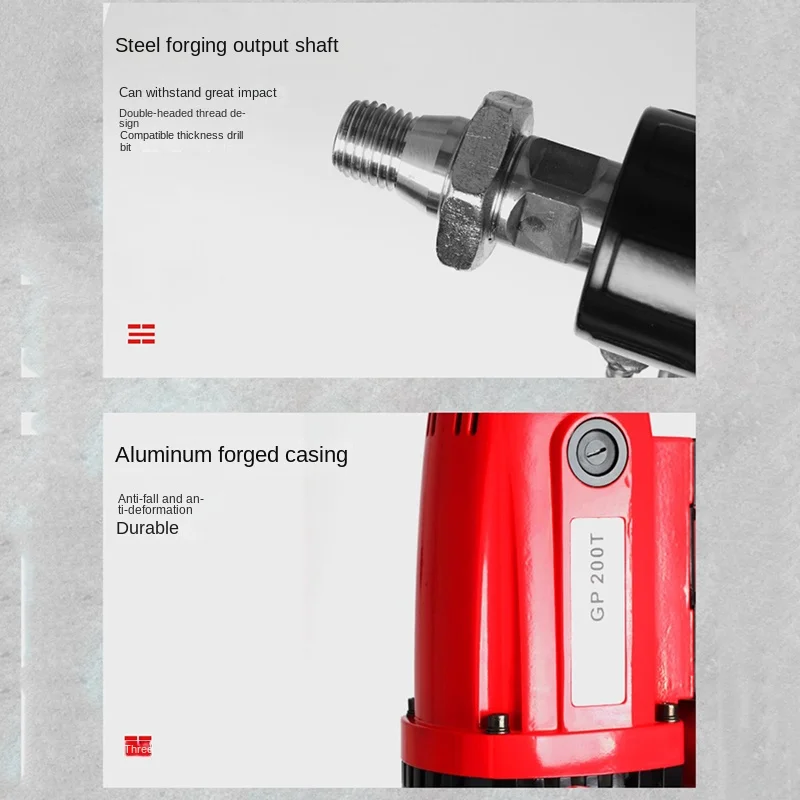 0805 Useful DJ2200 2600W Water Drilling Rig Diamond Drilling Tool High Quality Engineering Drilling Rig 200MM0320