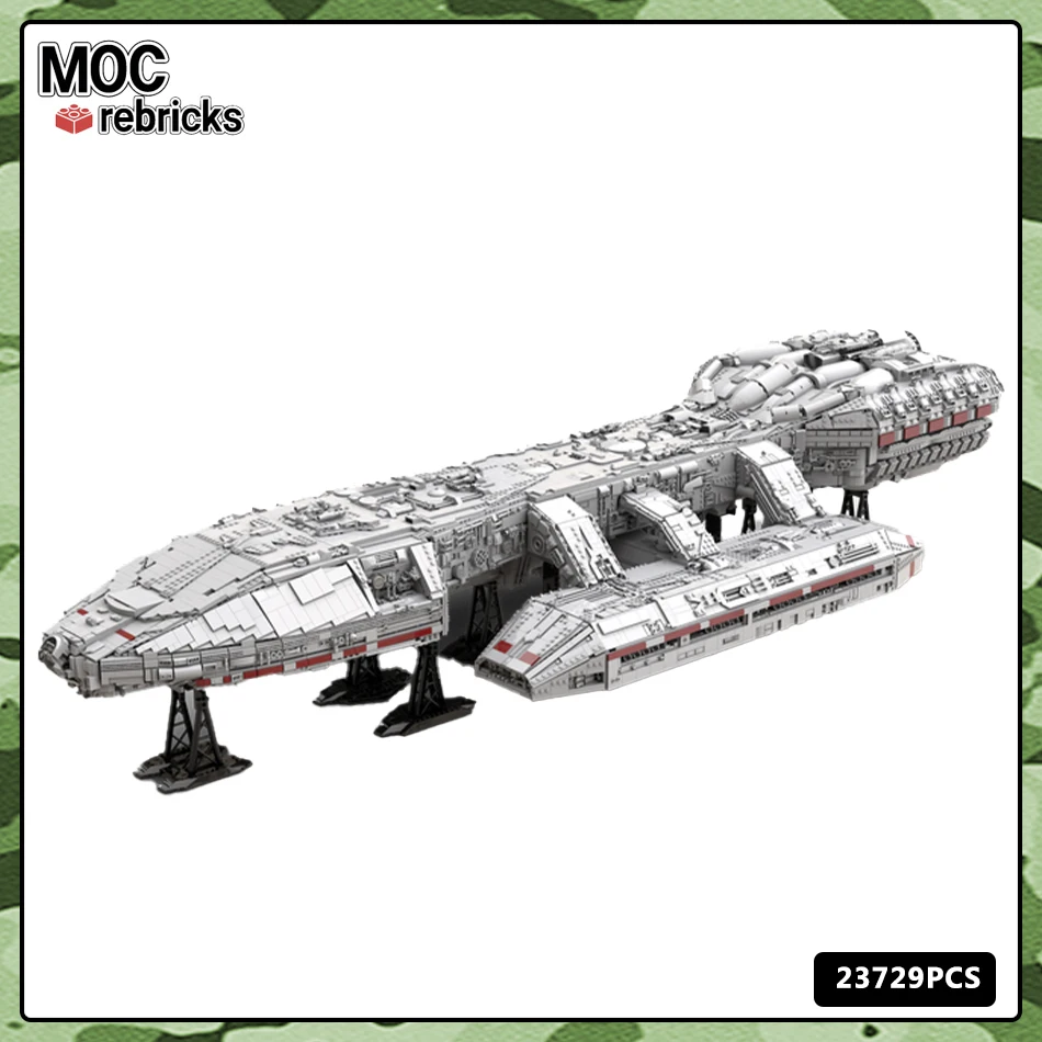 

NEW Interstellar Film Series Battlesta-s Airship MOC Building Block Collection Experts High Difficulty Assemble Model Brick Toys