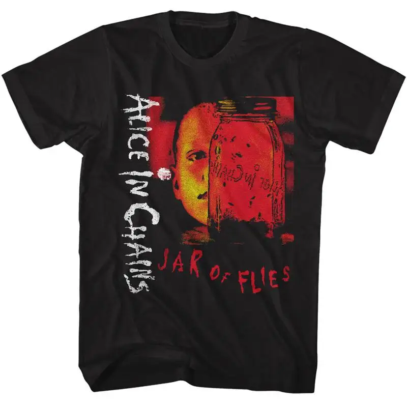 

Мужская футболка с обложкой альбома Alice In Chains Jar Of Flies, товары для рок-группы