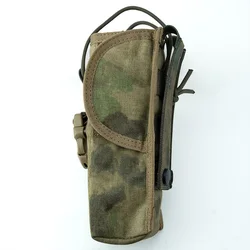 Walkie Talkie Pouch MOLLE Outdoor borsa della spesa multiuso Green rual Camouflage per gilet tattico 6094