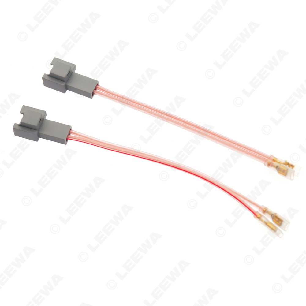 LEEWA-Adaptador de arnés de Cables para altavoz estéreo de coche, Conector de Cableado de 2 pines, 2 piezas, para Volvo, #5359