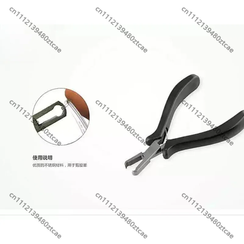 3T Neutral Dual‑Rubber Plug Cutting Pliers Rubber Tube Cutter Pliers For Silhouette Spectacle Frame Maintenance Optical Shop