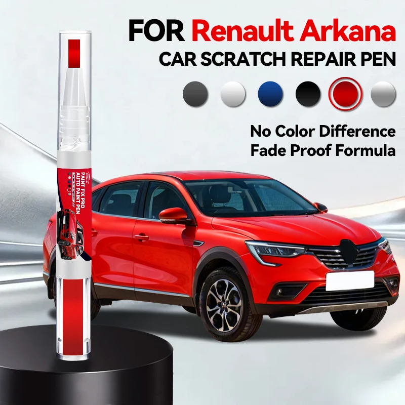 

Ручка-корректор для ремонта лакокрасочного покрытия Renault Arkana 2021-2025 CMF-B, средство для удаления царапин, аксессуары для авто, черный, белый, оранжевый, синий, серый