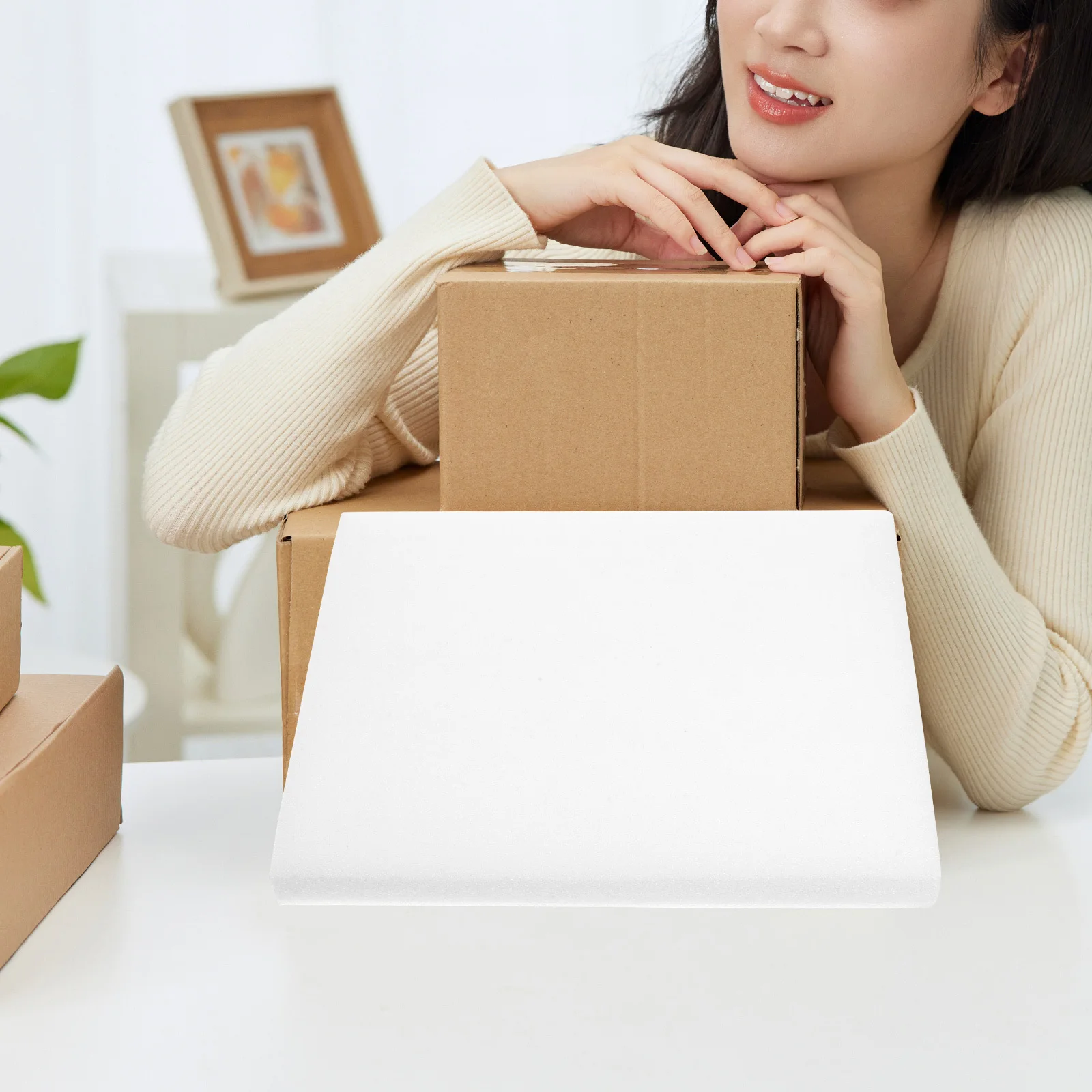 EPE 진주면 그리드 폼 시트 공구 상자 라이너 쿠션 폼 패딩 DIY 정리 보호 보드 33x25x3cm 블랙