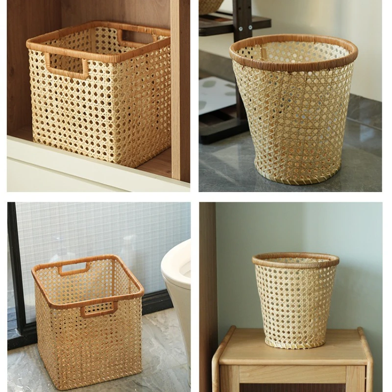 Nordic Luxury Mesh Storage Basket Handwoven Openwork Organizer Stylish Desktop Cloth Bin Multipurpose Snack Container Home Decor