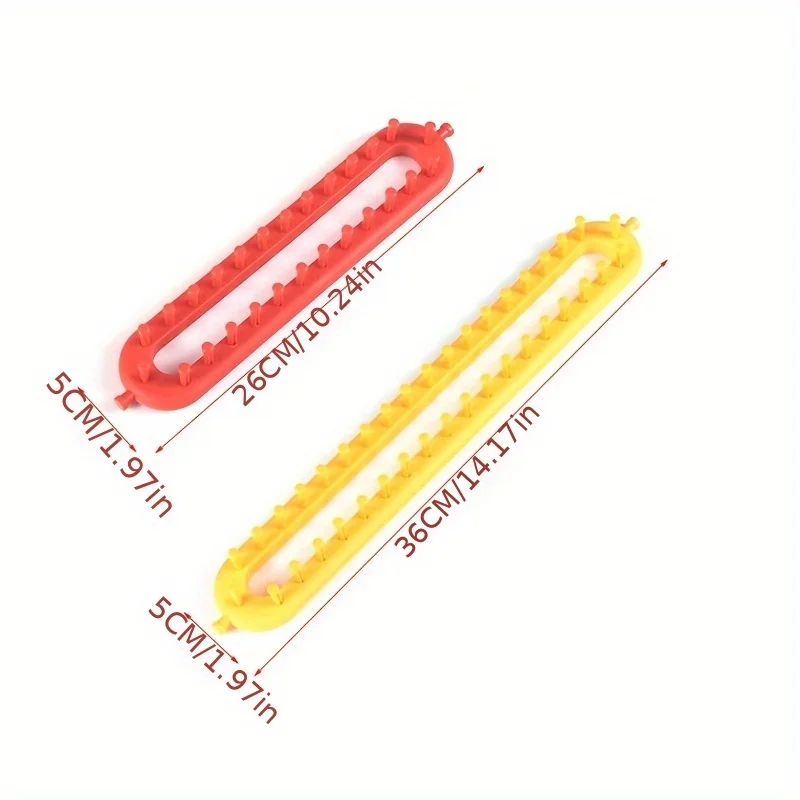 مجموعة نول الحياكة للمبتدئين |   آلة ويفر الغزل المحمولة، أداة متعددة للوشاح/السترة DIY والحرف المنزلية