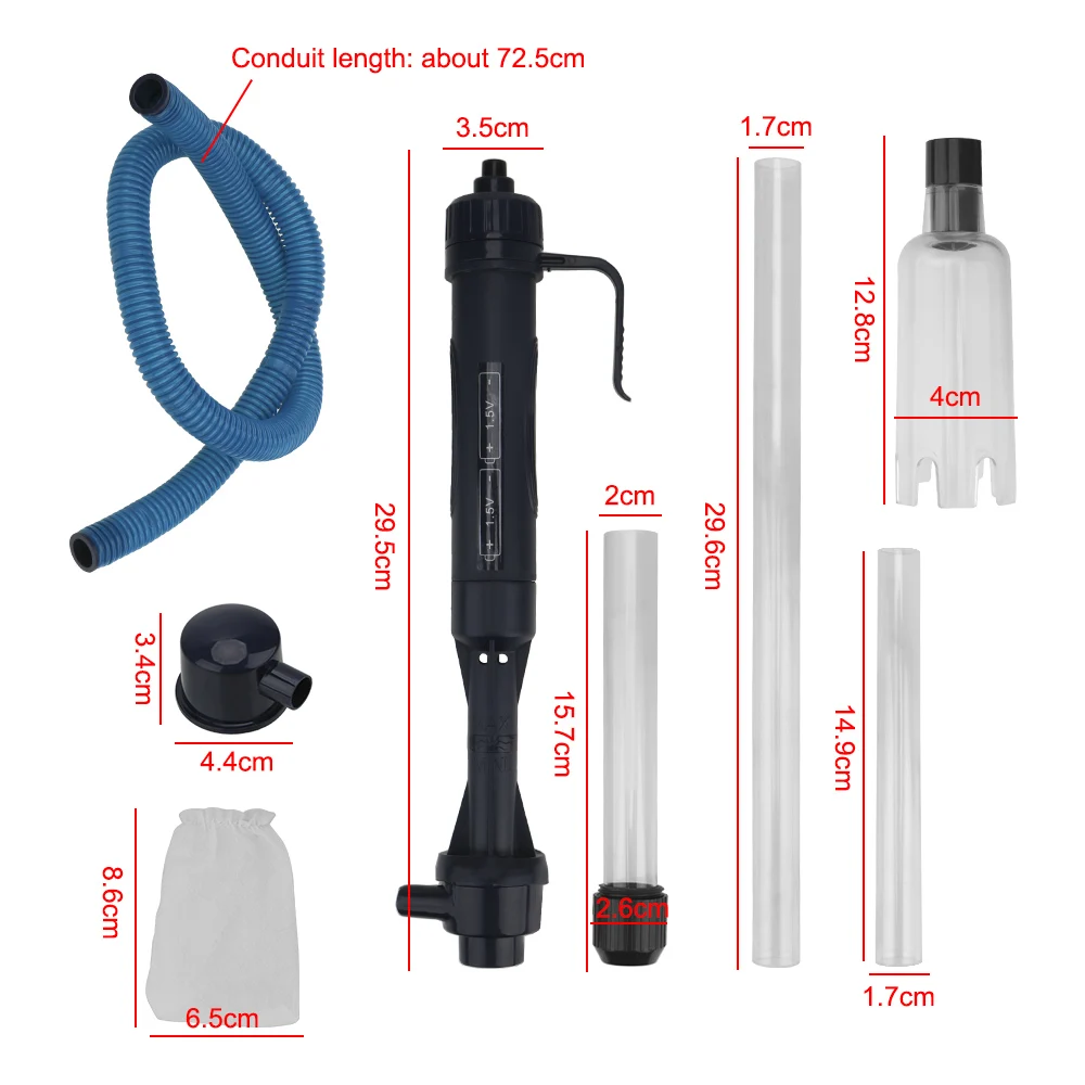 Narzędzia do filtrów Odkurzacz do usuwania odpadów Elektryczna pompa do wymiany wody Filtr ssący Narzędzie do czyszczenia żwiru Akwarium Rura do