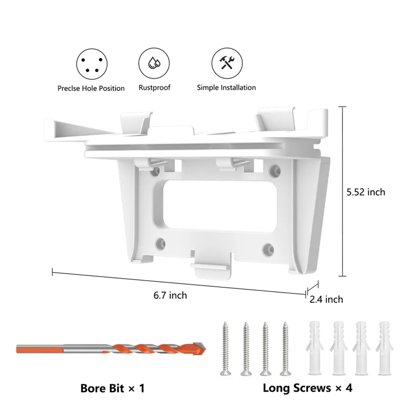 N87R pour support Starlink Mini, Kit de montage pour routeur Starlink et alimentation, support mural de stabilité