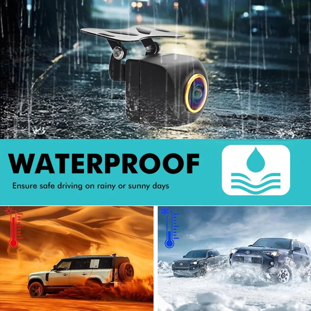 AHD 280W 1080P Vehicle Camera with Night Vision for Rear View Universal Backup Camera Car Monitor Head Unit Audio Reverse Cam