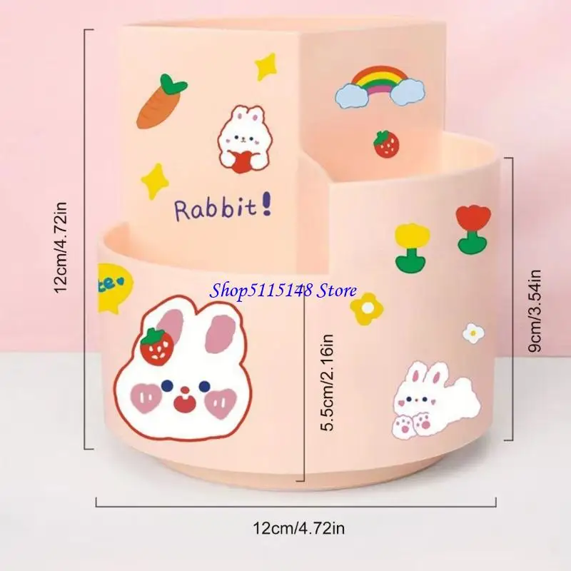 F3MA多目的回転ストレージユニット安全丸いコーナーとオフィススクールの使用のためのプラスチックデスクトップオーガナイザー