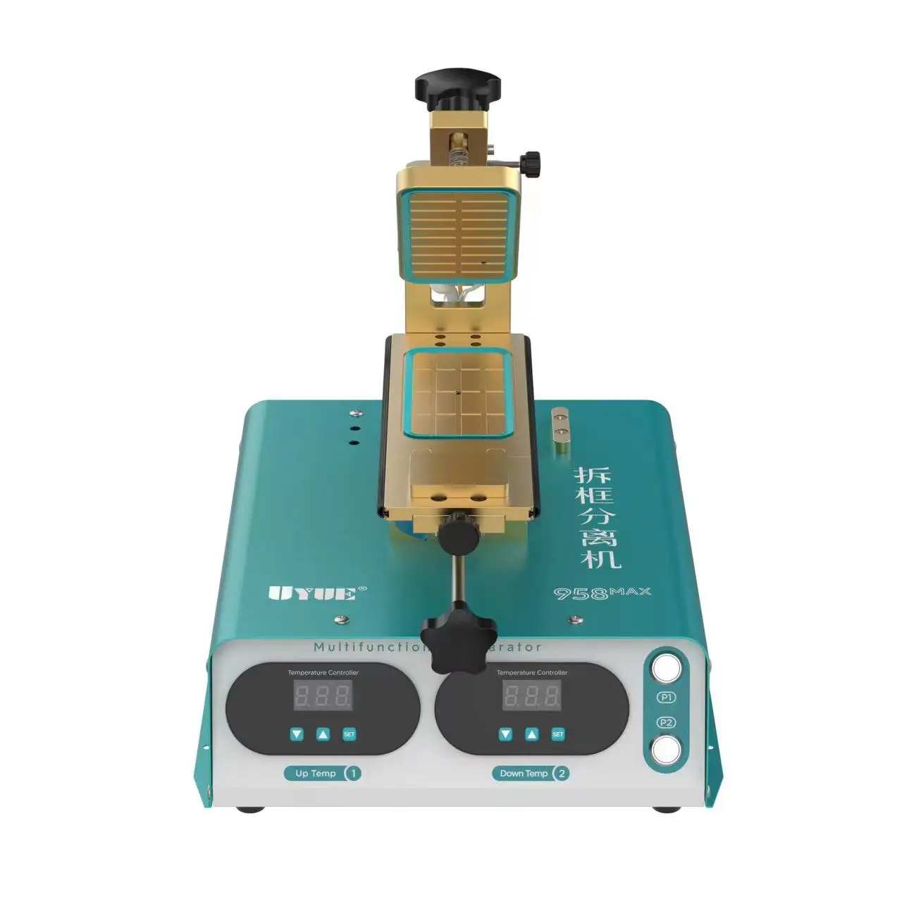 Uyue 958-max máquina de remoção do quadro separador lcd 5 em 1 ferramenta de separação de vidro para o reparo da tela do telefone móvel