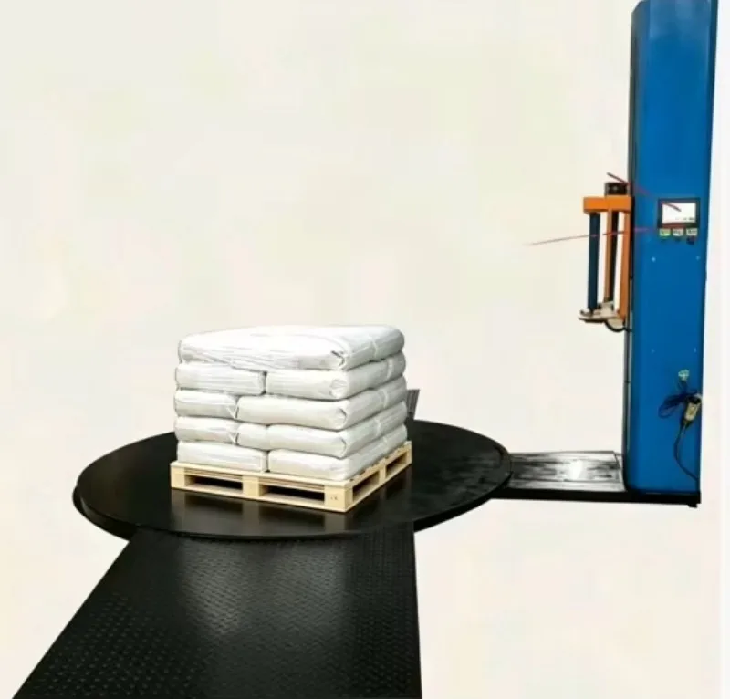 Stretch Wrap Machine  Top Quality Automatic Film Wrapper Machine for Pallet Transit Packing Automatic Parcel Wrapping Machine