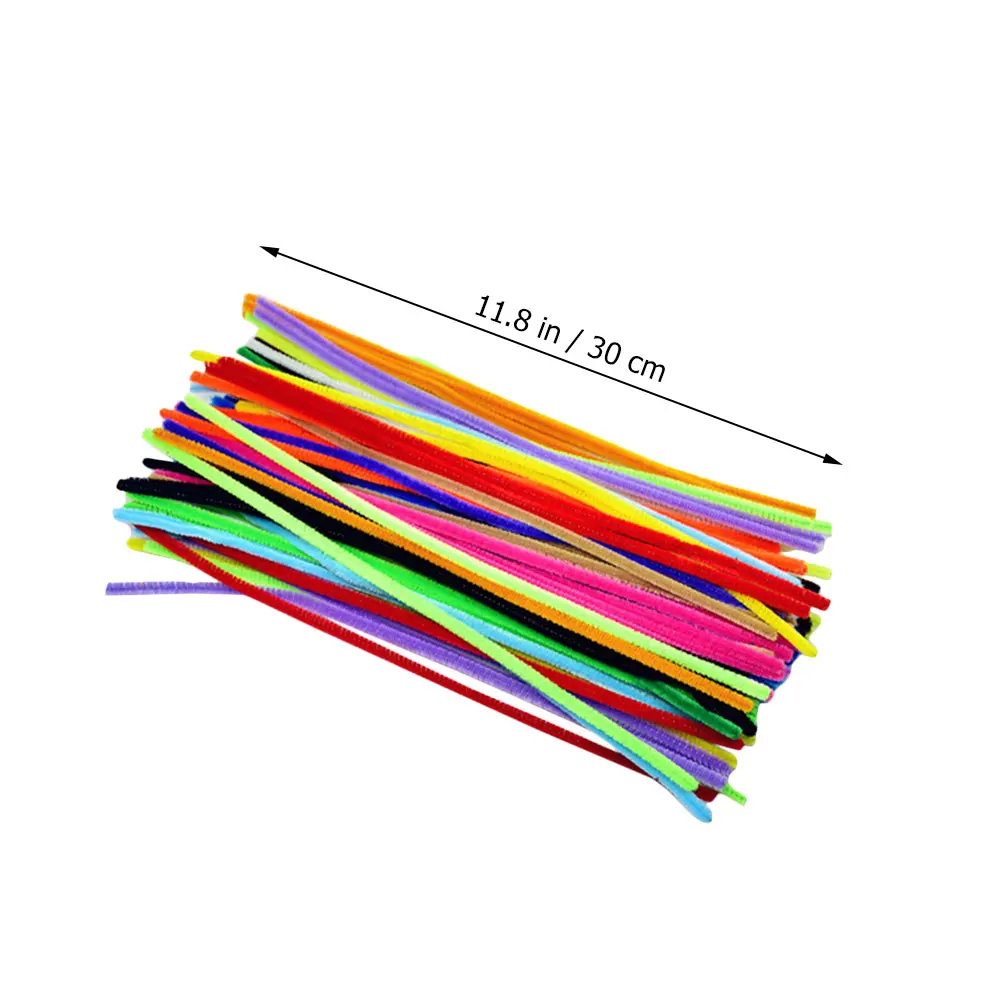 300 قطعة سيقان ملتوية ملونة منظفات الأنابيب قضبان قابلة للانحناء للحرف اليدوية التعليمية للأطفال لوازم فنية صناعة يدوية #3