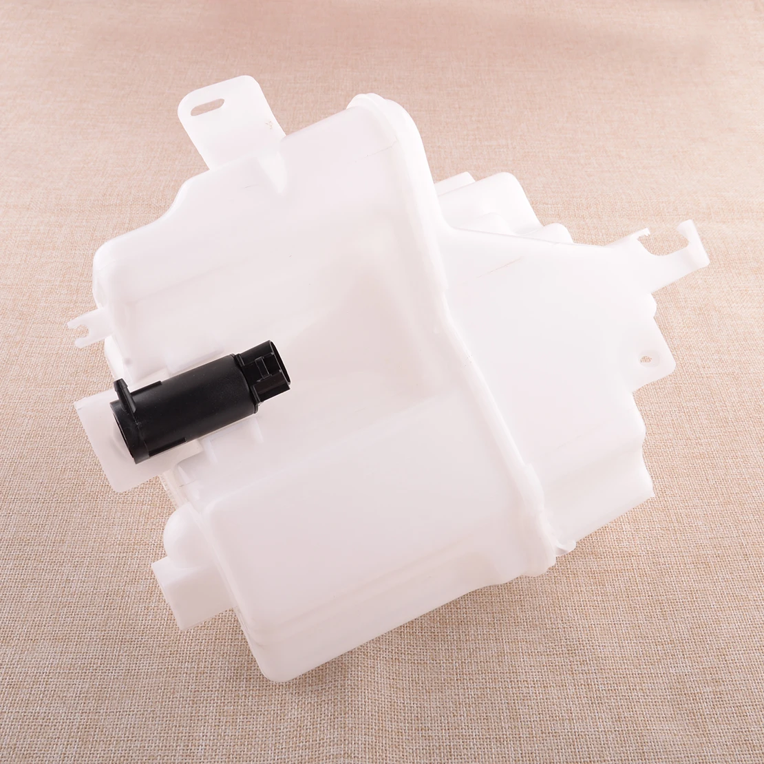 White Plastic Car Front Windshield Washer Fluid Reservoir Tank Bottle Fit for Toyota RAV4 2020 North American Models