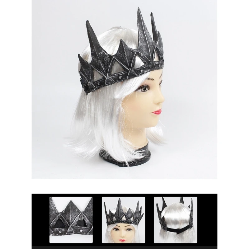 

Tribe Middle Ages Crown Perfect for Parties and Gatherings Industrial Age Crown Cosplay for Con Costume Dropship