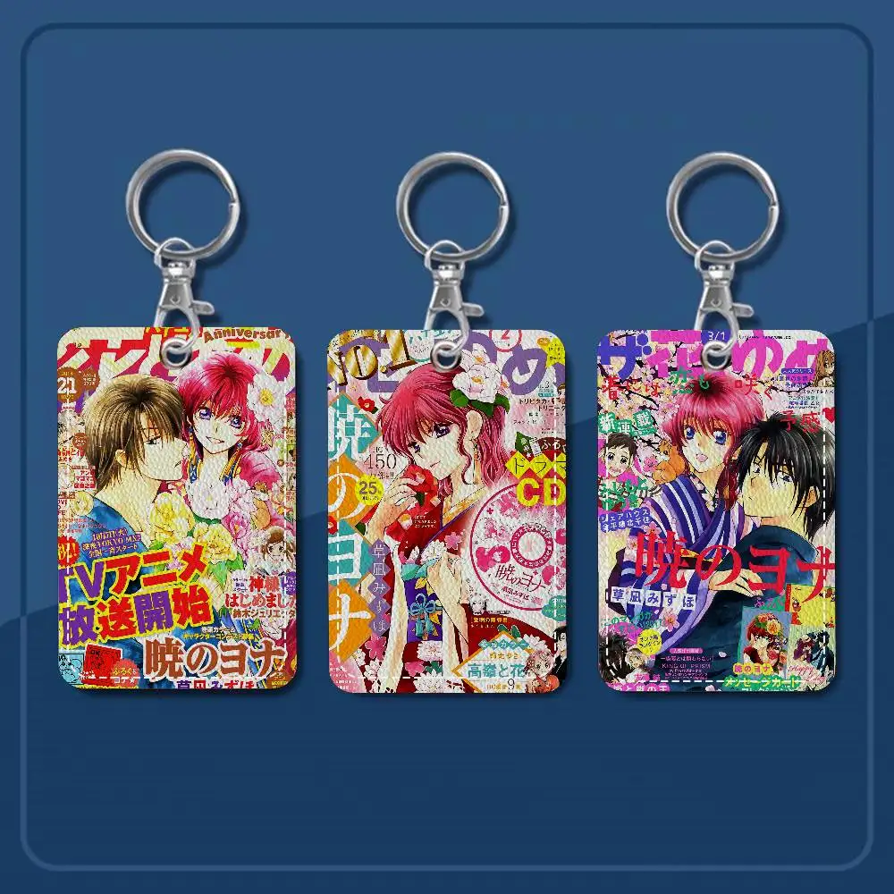Yona Of The Dawn Rectangle Keychain Card Holder, Badge Credit Card Holder, Student ID Card Holder, Bus Cards Cover