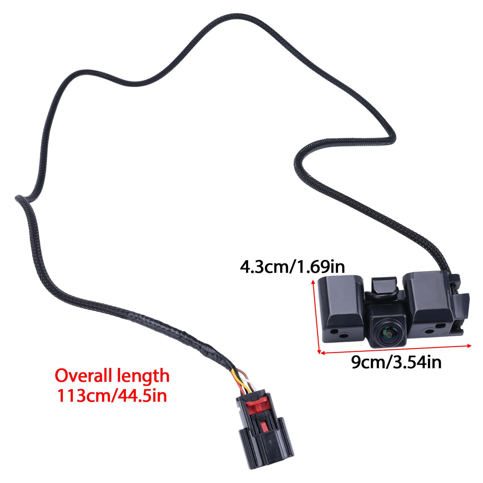 Rear View Reverse Backup Camera Fit for Chevrolet Silverado GMC Sierra 1500 2500 3500 2014-2015 HD 170° Wide Angle Night Vision Replace 23306741 22803702