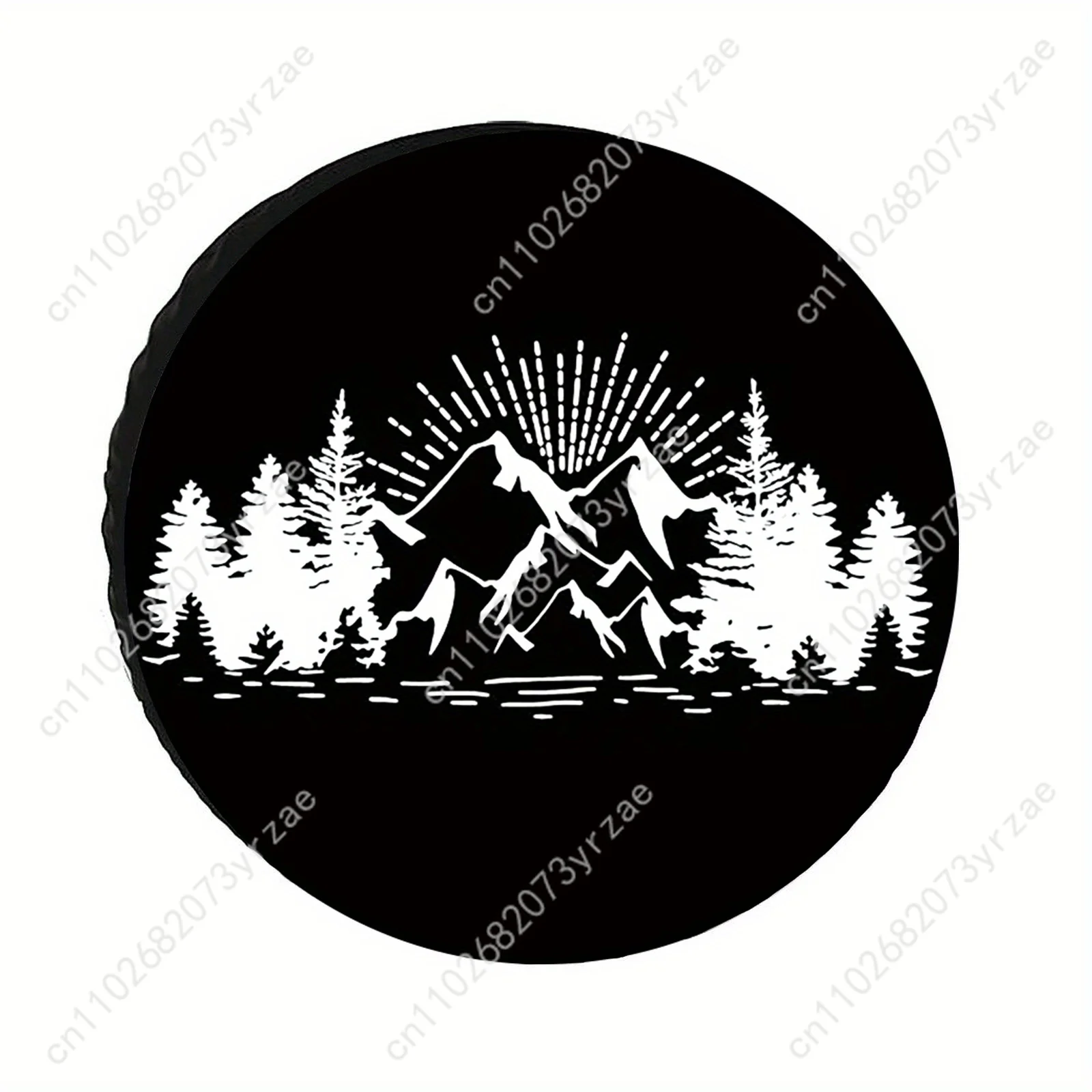 

Radiant Mountain Various Models Spare Car Tire Cover Sand Dust Prevention Protect Wind Rain Tire Cover Sturdy Durable Tire Cover