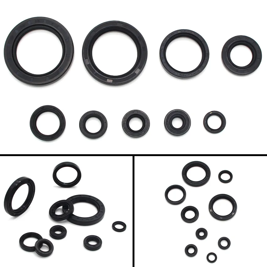 Motorcycle Parts Engine Oil Seals Kit ForHonda CRF450X 2005-2009/2012-2017 Seal Group Accessories Snow Moped Sealant   Dirt Bike