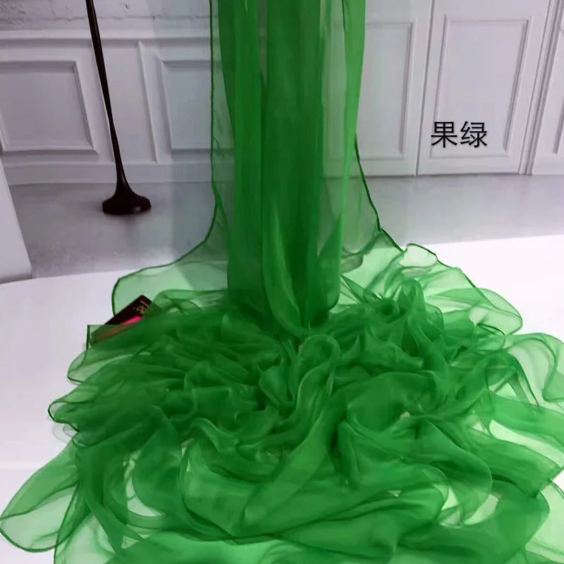 2023 Ultra-Dunne Ijs Zijde Sjaal Vrouwen Luxe Vier Seizoenen Effen Kleur Chiffon Sjaal Zomer Zonnebrandcrème Sjaal Strand Hijab neckerchie