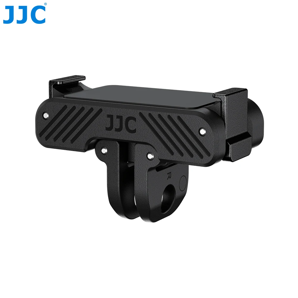 JJC Magnetic Mount for DJI Osmo 360 Action 5 Pro Action 4 3 Foldable Claw Adapter 1/4"-20 Thread Magnetic Quick Release Adapter