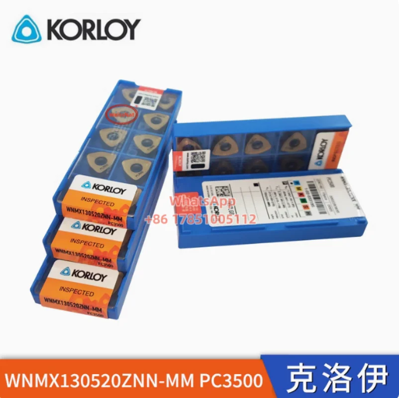 

KORLOY WNMX060312ZNN-MM WNMX09T316ZNN-MM WNMX130520ZNN-MM PC3500 PC5300 Carbide Insert WNMX Inserts