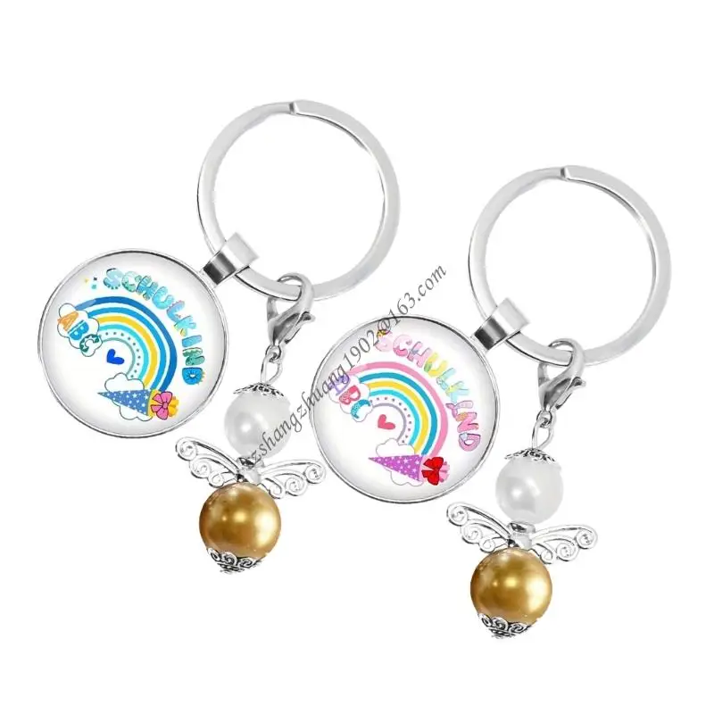 Q6RB ملحق Charm Angel Charm Q6RB لمحافظ على الظهر هدايا