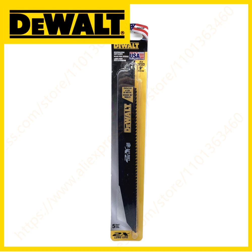 Лезвия для сабельной пилы DEWALT DWA4188 DWA4186 DWA4169 DW4821 DWA41612 DWA41812 DW4808 DW4811 для DCS369 DCS367 DCS386 DCS389
