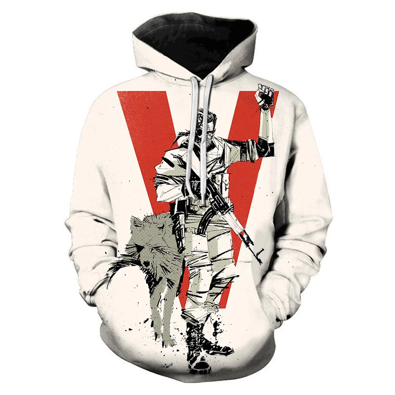 Metal Gear Solid 3d Print Men/Women Hoodie Casual Oversized Pullover Popular Sweatshirt Fashion Streetwear Trend Men Clothing