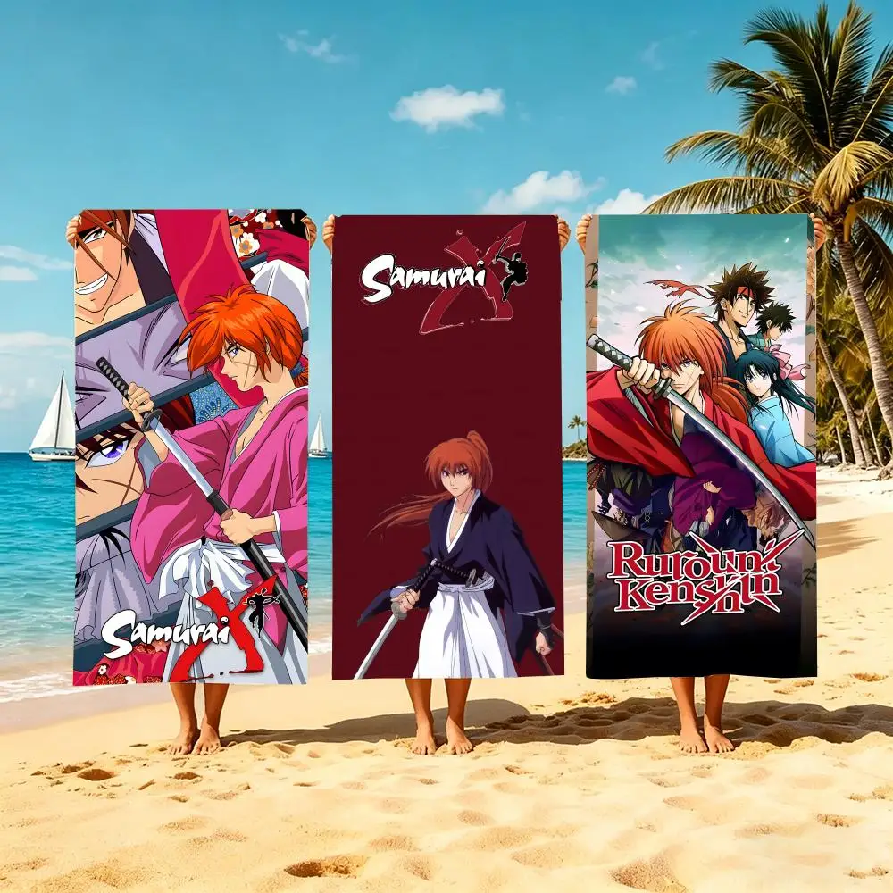 Anime Rurouni Kenshin Towel Microfiber beach towel, quick-dry, sand-free, ultra-fine fiber, super soft.