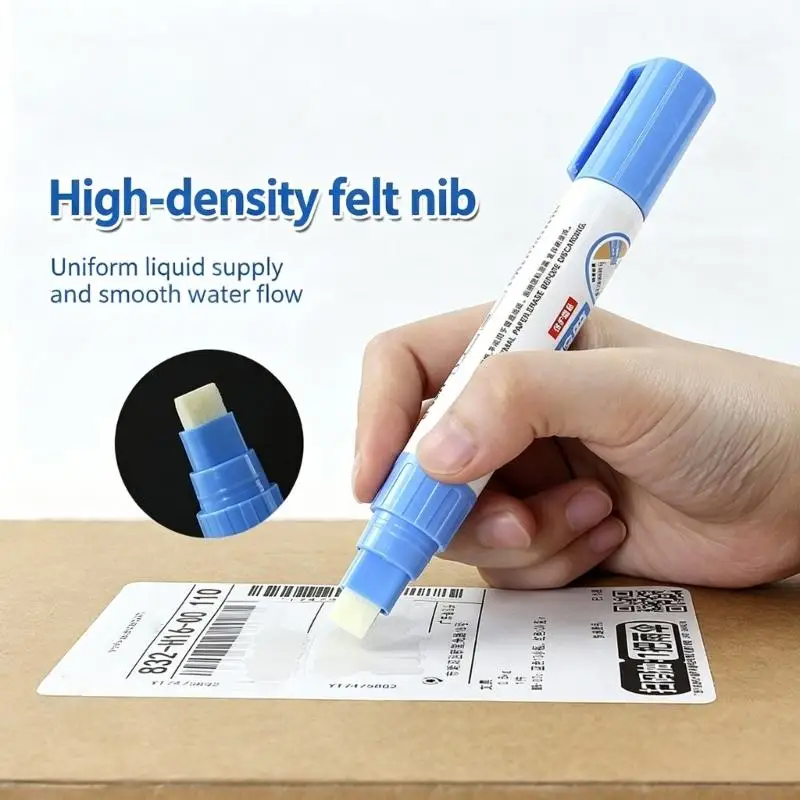 2Pcs Thermal Paper Eraser Pen Wide Tip Thermal Paper Elimination Pen For Receipt