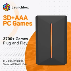 JMachen Launchbox 500G Gaming Hard Drive for PS4/PS3/PS2/Wii/WiiU/N64/DC 14 Emulators＆3760+Games for Windows PC/Laptop Play＆Play