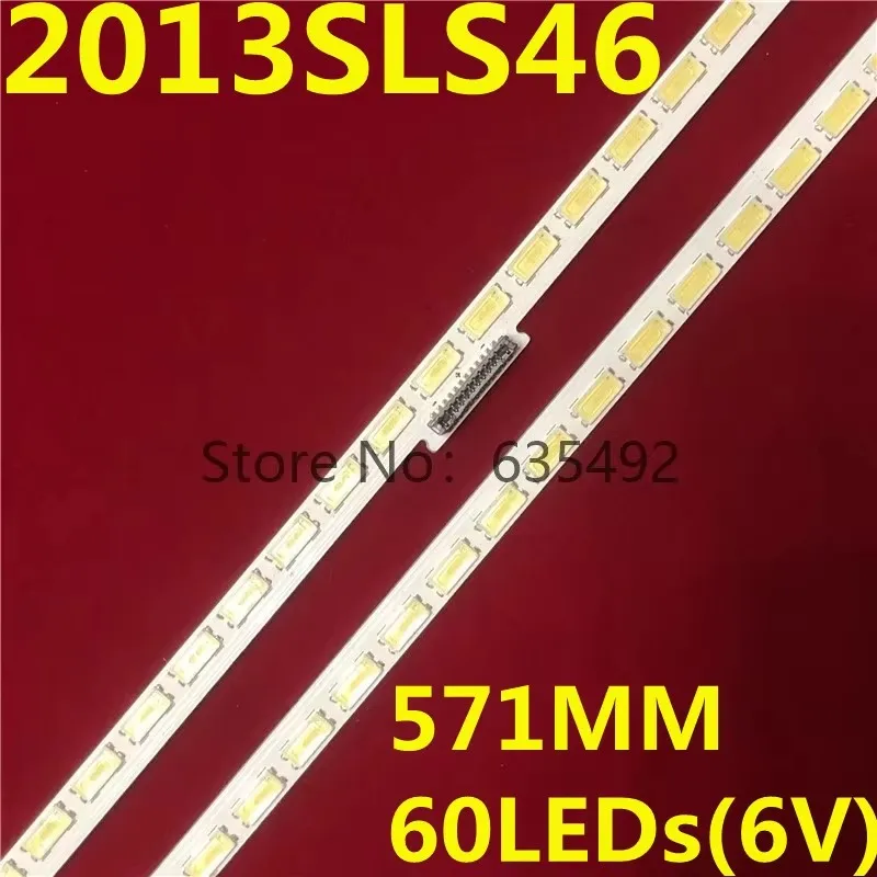 10PCS LED backlight Strip 60 lamps for 46inch TV 2013SLS46 7030NNB CHA 2D 60 REV1.0 LJ97-04421A 46PFL4508K/12 LTA460HJ18