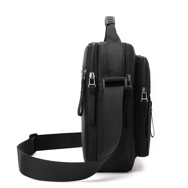 メンズナイロンショルダーバッグ,防水クロスオーバーバッグ,ビジネスバッグ,新しいファッション,2024