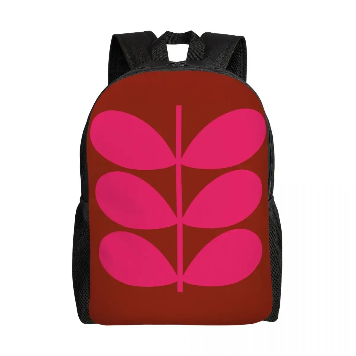 

Custom Solid Stem Cerise Bold Fuchsia Backpacks for Men Women College School Student Bookbag Fits 15 Inch Laptop Orla Kiely Bags