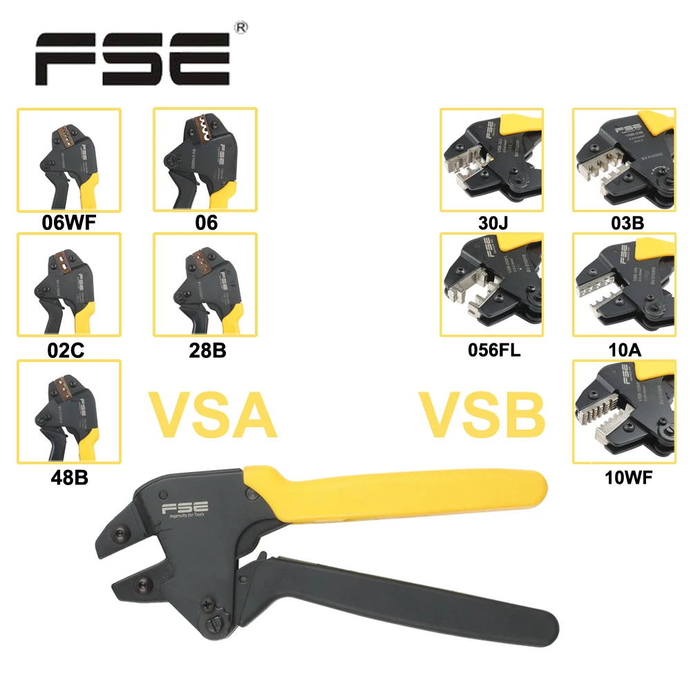 VSA-28B 48B VSB-30J 03B Crimping pliers tools for pulg tube insuated terminals electric clamp Multi-tool VSA VSB kit