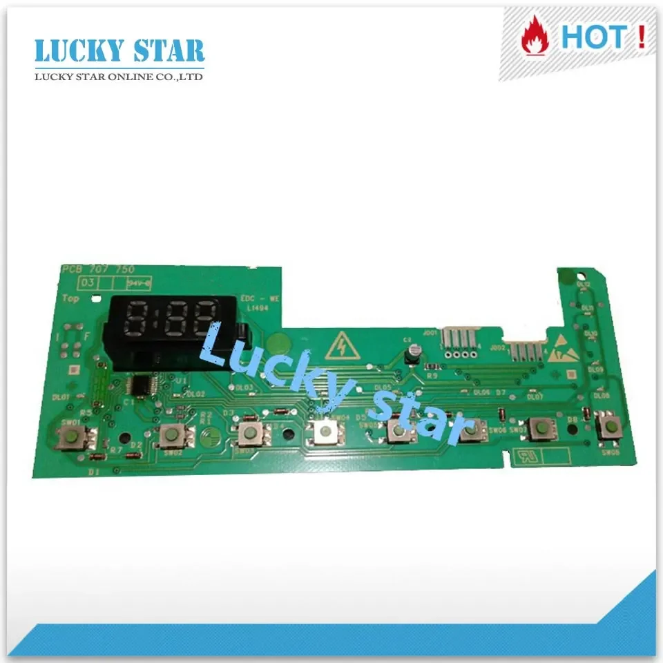 good working for washing machine WFS1065CW WFS1065CS computer board press key display board
