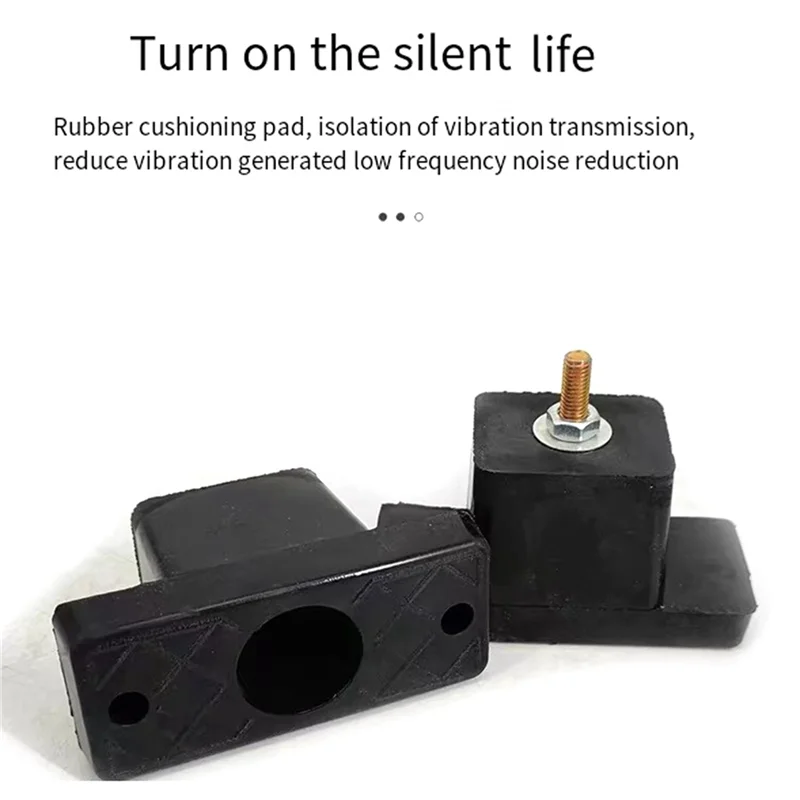 

AA49 8-пакетная подушка для кондиционера, резиновые амортизирующие антивибрационные изоляционные подушечки, кронштейн, черный