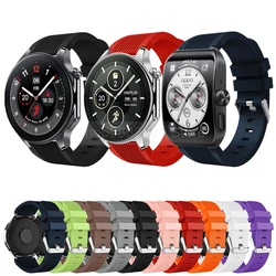 Pulseira de silicone para oneplus watch 2, pulseira inteligente para oppo watch 4 pro realme watch 3 s, acessórios de substituição