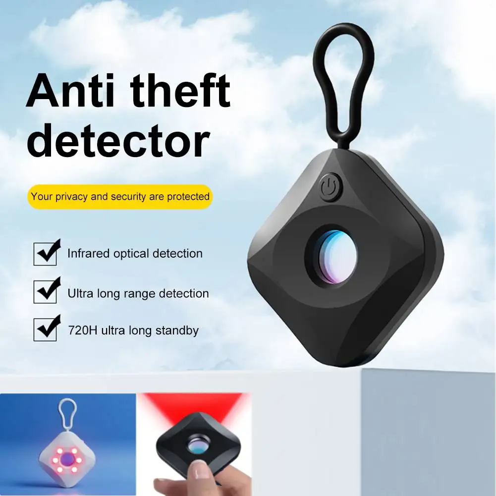 Wireless Hidden Devices Scanner Portable Anti Peeping Camera Detector for Travel Office and Hotel Security