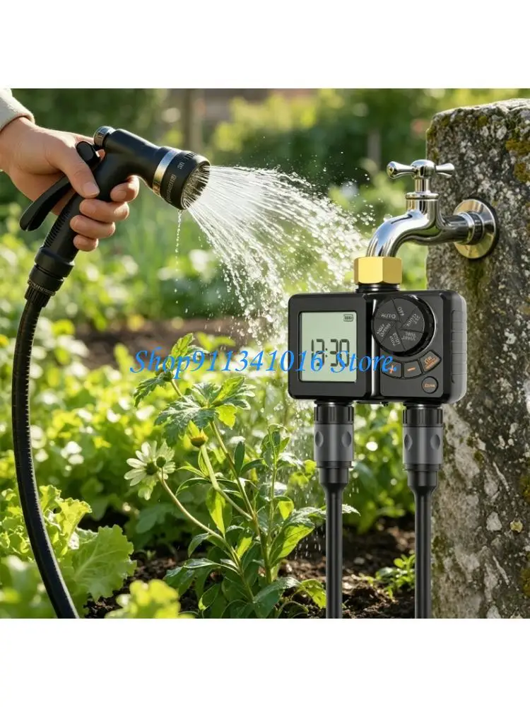 Programmable Irrigation System Including 2200mAh Battery Solar Charging Capability